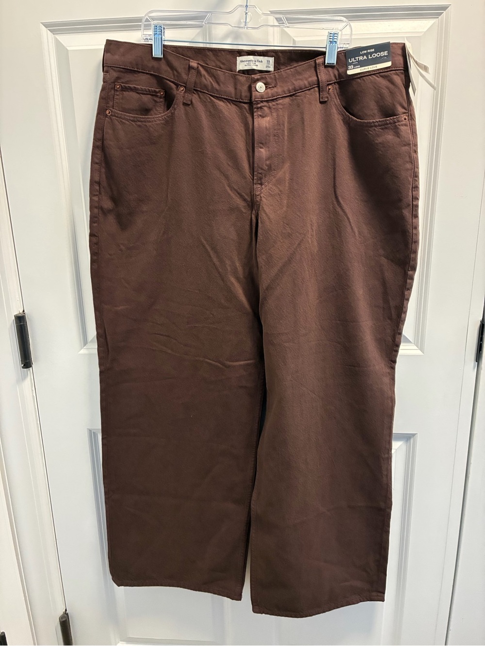 Women’s Ultra Loose Low Rise Curve Love Brown Jeans